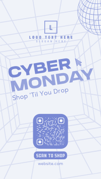 Cyber Monday  Flash Sale Instagram Reel Image Preview