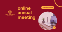 Online Annual Meeting Facebook Ad