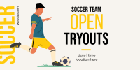 Soccer Tryouts Twitter Post