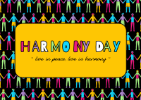 Y2K Harmony Day Postcard