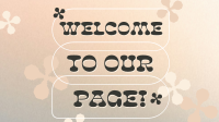 Generic Welcome Page Video Design