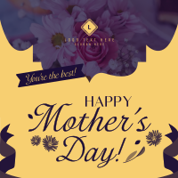 Mother's Day Lovely Bouquet Instagram Post Design