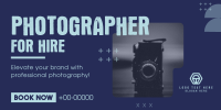 Photographer for Hire Twitter Post