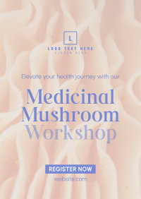 Minimal Medicinal Mushroom Workshop Poster