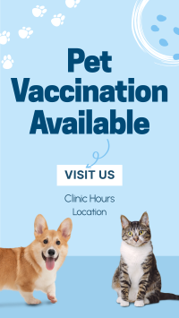 Pet Vaccination Instagram Story
