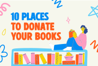 Donate A Book Pinterest Cover