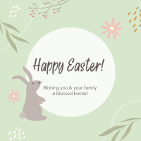 Happy Easter Spring Instagram Post