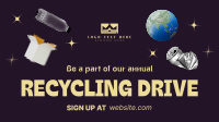 Eco Recycling Drive Animation
