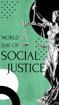 World Day Of Social Justice TikTok Video Design