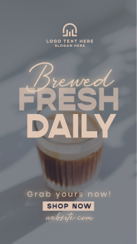 Delicious Coffee Shop Instagram Reel Image Preview