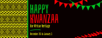 Ethnic Kwanzaa Heritage Facebook Cover Design