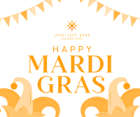 Mardi Gras Celebration Facebook Post