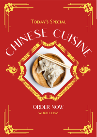Chinese Cuisine Special Flyer