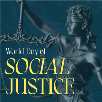 World Day of Social Justice Instagram Post