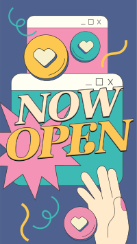 Retro Now Open TikTok Video