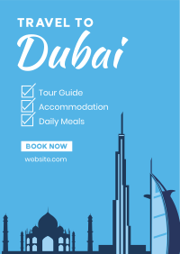 Dubai Travel Package Flyer