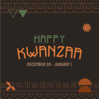 Traditional Kwanzaa Instagram Post Design