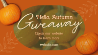 Hello Autumn Giveaway Animation