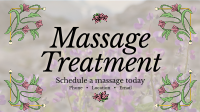 Art Nouveau Massage Treatment Facebook Event Cover