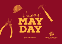 Happy May Day Postcard