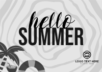 Hello Summer! Postcard