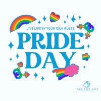 Pride Day Stickers Instagram Post