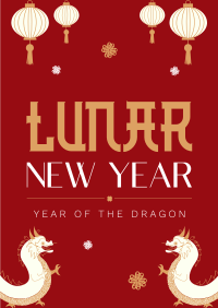 Lucky Lunar New Year Poster