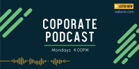 Corporate Podcast Twitter Post