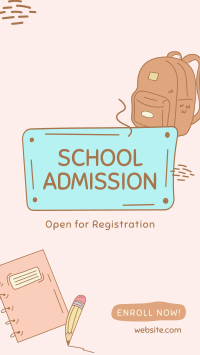 Kiddie School Admission Instagram Story