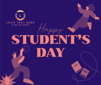 Bookish Students Day Facebook Post