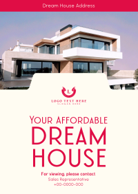 Affordable Dream House Flyer Design