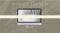 Minimalist Website Launch Video