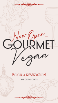 Gourmet Vegan Reservation Video