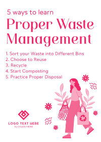 Proper Waste Management Flyer