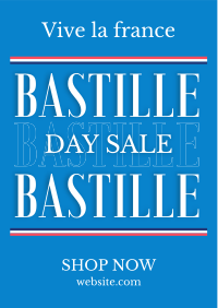 Happy Bastille Day Flyer