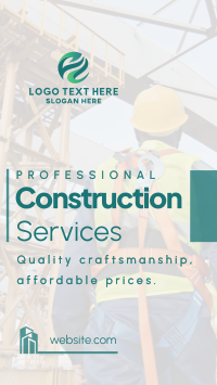 Professional Construction Services Video