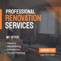 Pro Renovation Service Instagram Post Image Preview