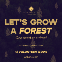 Forest Grow Tree Planting Instagram Post