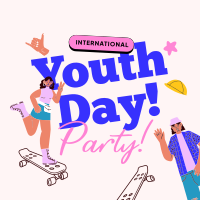 Youth Party Instagram Post Design