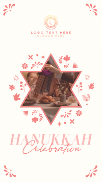 Hanukkah Family Facebook Story Design