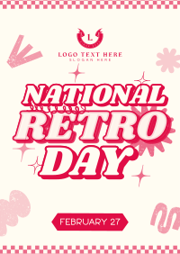 Nostalgic Retro Day Poster