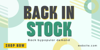 Corpo Back In Stock Twitter Post