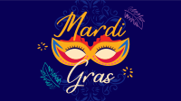 Decorative Mardi Gras Facebook Event Cover