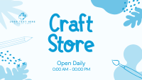 Craft Store Timings Facebook Event Cover