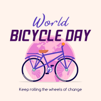 World Bicycle Day Instagram Post example 3