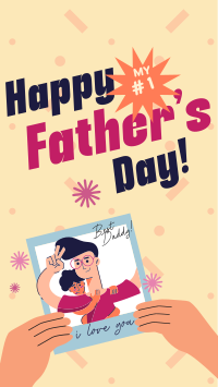 Father's Day Selfie Instagram Reel Image Preview