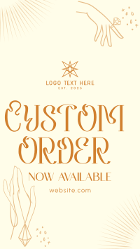 Order Custom Jewelry Instagram Reel