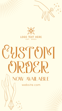 Order Custom Jewelry Instagram Reel Image Preview