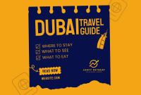 Dubai Travel Destination Pinterest Cover Image Preview