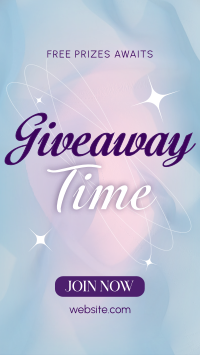 Elegant Giveaway Facebook Story Design